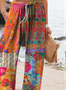 Loose Vintage Gradient Pattern Pants