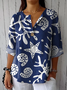 Elegant Geometric Blouse