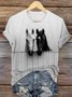 Casual Animal Regular Fit T-Shirt