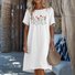 Regular Fit Casual Dress With No