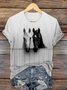 Casual Animal Regular Fit T-Shirt