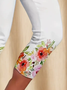 Women's Floral Print Casual Leggings