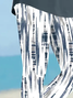 Women's Abstract Stripe Print Casual Leggings