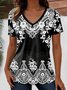Regular Fit Casual Cotton Ethnic T-Shirt