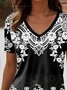 Regular Fit Casual Cotton Ethnic T-Shirt