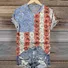 Crew Neck Floral Casual T-Shirt