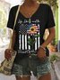V Neck Casual Regular Fit T-Shirt
