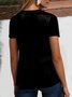 V Neck Regular Fit Casual Cotton T-Shirt