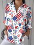 America Flag Casual Shirt