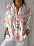 Women's Floral Print Casual Shirt
