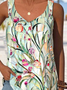 Floral Cotton-Blend Street Tank Top