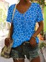 V Neck Casual T-Shirt