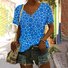 V Neck Casual T-Shirt