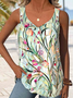 Floral Cotton-Blend Street Tank Top