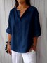 Casual Cotton Regular Fit Plain Shirt