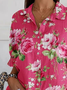 Women's Floral Print Casual Shirt