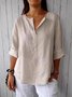 Casual Cotton Regular Fit Plain Shirt