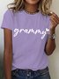 Lovely Grammy Cotton T-shirt
