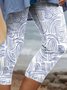 Vintage Cotton Geometric Regular Fit Leggings