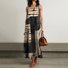 Jersey Multicolor Block V Neck Casual Dress With No Belt
