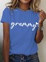 Lovely Grammy Cotton T-shirt