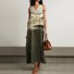 Simple Loose Geometric Jersey Dress With No Belt
