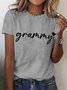 Lovely Grammy Cotton T-shirt