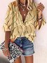 Casual Loose Mock Neck Shirt
