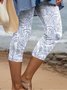 Vintage Cotton Geometric Regular Fit Leggings
