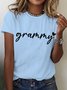 Lovely Grammy Cotton T-shirt