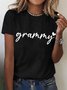 Lovely Grammy Cotton T-shirt