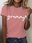 Lovely Grammy Cotton T-shirt