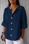 Women's Stand Collar Long Sleeve Shirt