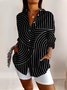 V Neck Regular Fit Casual Shirt