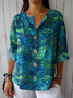 Women's Stand Collar Long Sleeve Shirt
