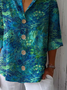 Women's Stand Collar Long Sleeve Shirt