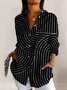 V Neck Regular Fit Casual Shirt