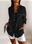 V Neck Regular Fit Casual Shirt