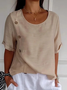Casual Cotton Loose Blouse