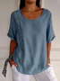 Casual Cotton Loose Blouse