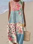 Nationality/Ethnic Casual Dress With No