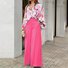 Women's Printing Striped Daily Going Out Two-Piece Set Green Casual Summer Top With Pants Matching Set