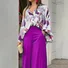 Women's Printing Striped Daily Going Out Two-Piece Set Green Casual Summer Top With Pants Matching Set