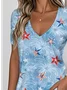 Women's Independence Day Print T-shirt