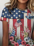 Women's Independence Day Print T-shirt