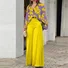 Women's Printing Striped Daily Going Out Two-Piece Set Green Casual Summer Top With Pants Matching Set
