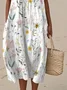 Simple Floral Dress With No