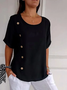 Casual Cotton Loose Blouse