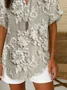 Women's Floral Print Casual Shirt