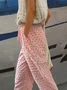 Women's Polka Dot Print Casual Pants